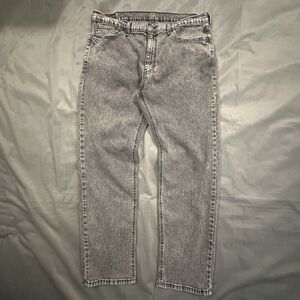 Levis 541 Jeans Men 38x32 Black Acid Wash Faded Denim Relaxed Festival